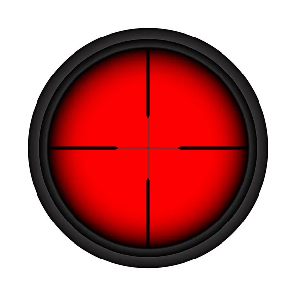 Різні Види Зброї Тепловий Інфрачервоний Приціл Оптичний Приціл Снайперської Гвинтівки — стоковий вектор