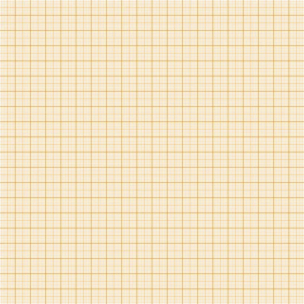 Arkusz Papieru Graficznego Siatką Papier Milimetrowy Geometryczny Wzór Pomarańczowy Wyłożony — Wektor stockowy