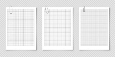 Izgaralı çizelge kağıdı. Milimetre kağıt dokusu, geometrik desen. Gri çizim, öğrenim, teknik mühendislik ya da ölçek ölçümü için boş bir çizgi. Vektör illüstrasyonu.