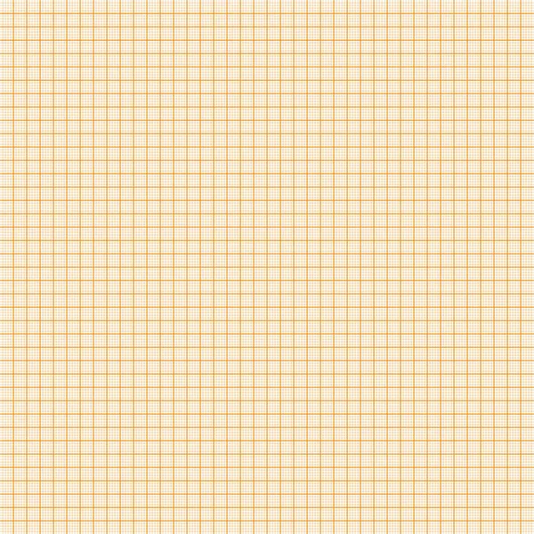 Arkusz Pomarańczowego Papieru Graficznego Siatką Papier Milimetrowy Geometryczny Wzór Lined — Wektor stockowy