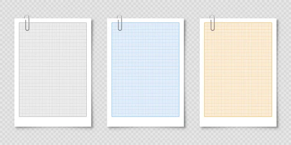 Izgaralı Çizelge Kağıdı Milimetre Kağıt Dokusu Geometrik Desen Çizim Öğrenim — Stok Vektör