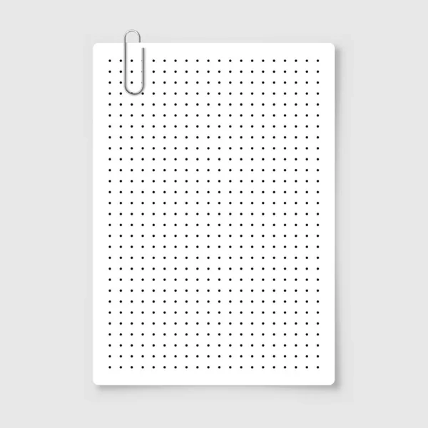 Papier Graphique Pointillé Avec Grille Motif Pois Texture Géométrique Pour — Image vectorielle