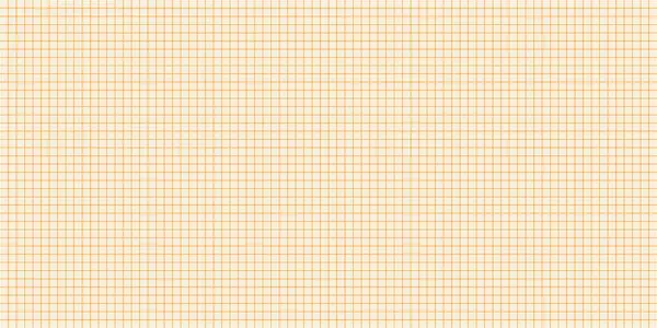 Foglio Carta Millimetrata Arancione Con Griglia Struttura Millimetrica Della Carta — Vettoriale Stock