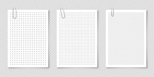 Gepunktetes Diagrammpapier Mit Raster Tupfenmuster Geometrische Textur Für Kalligrafie Zeichnungen — Stockvektor