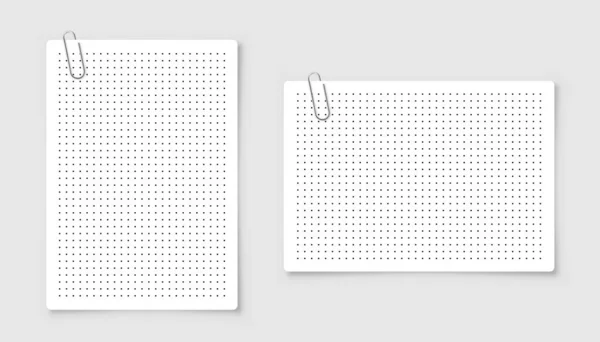 Gespot Grafiekpapier Met Raster Polka Dot Patroon Geometrische Textuur Voor — Stockvector