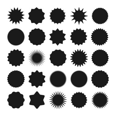 Acımasız geometrik şekiller, semboller. Basit ilkel elementler ve formlar. Bauhaus retro tasarımı, modaya uygun çağdaş minimalist tarzı. Vektör illüstrasyonu.