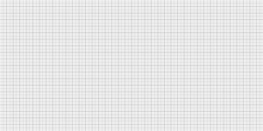 Izgaralı çizelge kağıdı. Milimetre kağıt dokusu, geometrik desen. Gri çizim, öğrenim, teknik mühendislik ya da ölçek ölçümü için boş bir çizgi. Vektör illüstrasyonu.