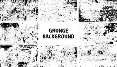 Grunge dokuyu örtüyor. Çatlakları ve çizikleri olan eski kirli beton arka plan. Sorunlu kumlu yüzey. Klasik şehir arkaplanı. Çizilmiş ve lekelenmiş tasarım öğesi. Vektör illüstrasyonu.