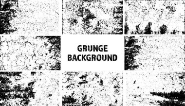 Grunge dokuyu örtüyor. Çatlakları ve çizikleri olan eski kirli beton arka plan. Sorunlu kumlu yüzey. Klasik şehir arkaplanı. Çizilmiş ve lekelenmiş tasarım öğesi. Vektör illüstrasyonu.