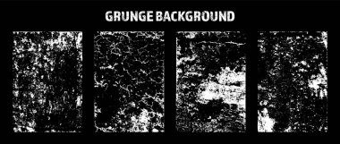Grunge dokuyu örtüyor. Çatlakları ve çizikleri olan eski kirli beton arka plan. Sorunlu kumlu yüzey. Klasik şehir arkaplanı. Çizilmiş ve lekelenmiş tasarım öğesi. Vektör illüstrasyonu.