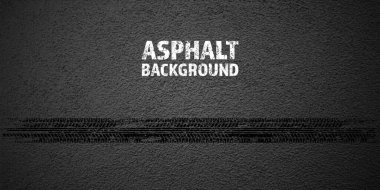Siyah grunge lastik izleri, tekerlek fren izleri. Kamyon, araba ya da motosiklet lastiği siluetleri. Araba yarışı, motor sporu, hız yarışı tasarım unsuru. Asfalt dokusu. Vektör illüstrasyonu.