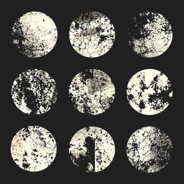 Grunge gümüş folyo, parlak el yapımı daireler. Altın parıltılı doku, desen. Şatafatlı, parlak arka plan çizimi. Düğün, tebrik kartı dekorasyonu. Modern sanat. Vektör illüstrasyonu.