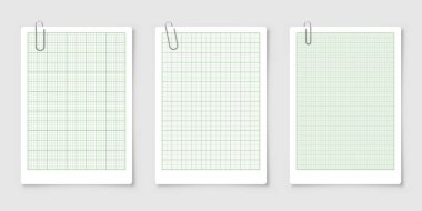 Izgaralı çizelge kağıdı. Milimetre kağıt dokusu, geometrik desen. Yeşil çizgi çizim, eğitim, teknik mühendislik veya ölçek ölçümü için boş. Vektör illüstrasyonu.