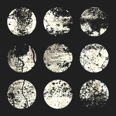 Grunge gümüş folyo, parlak el yapımı daireler. Altın parıltılı doku, desen. Şatafatlı, parlak arka plan çizimi. Düğün, tebrik kartı dekorasyonu. Modern sanat. Vektör illüstrasyonu.