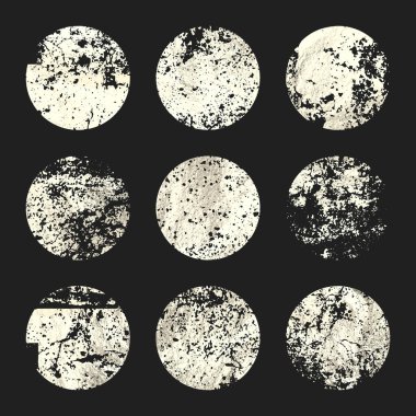 Grunge gümüş folyo, parlak el yapımı daireler. Altın parıltılı doku, desen. Şatafatlı, parlak arka plan çizimi. Düğün, tebrik kartı dekorasyonu. Modern sanat. Vektör illüstrasyonu.