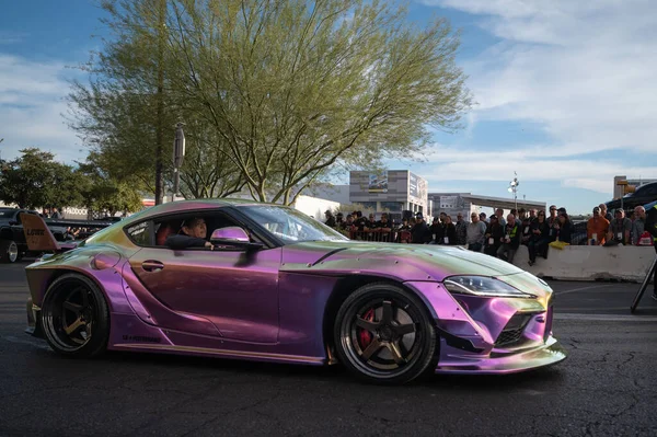 Las Vegas Usa Novembre 2022 Toyota Supra Durante Sema Show — Foto Stock