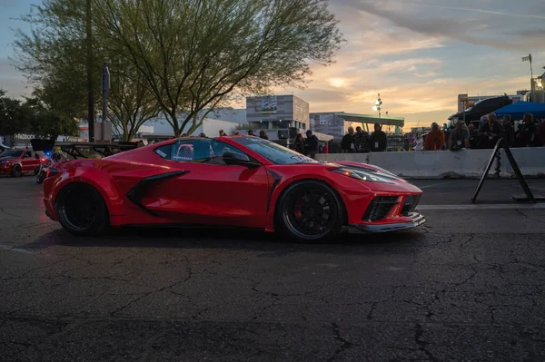 Лас Вегас Сша Ноября 2022 Chevrolet Corvette Stingray Время Круиза — стоковое фото