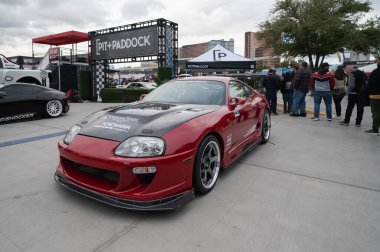 Las Vegas - ABD - 3 Kasım 2022: Toyota Supra Mk4 Las Vegas Kongre Merkezi SEMA Show sırasında.