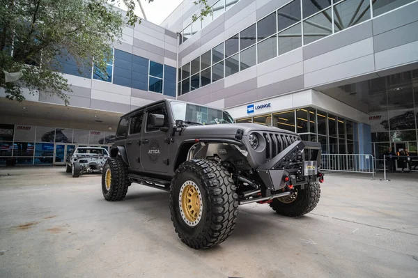 Las Vegas Usa Novembre 2022 Jeep Wrangler Rubicon Durante Sema — Foto Stock