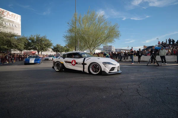 Las Vegas Usa Listopad 2022 Toyota Supra Během Sema Show — Stock fotografie