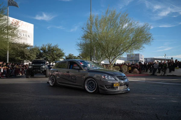 Las Vegas Verenigde Staten November 2022 Mazda Mazda3 Hatchback Tijdens — Stockfoto