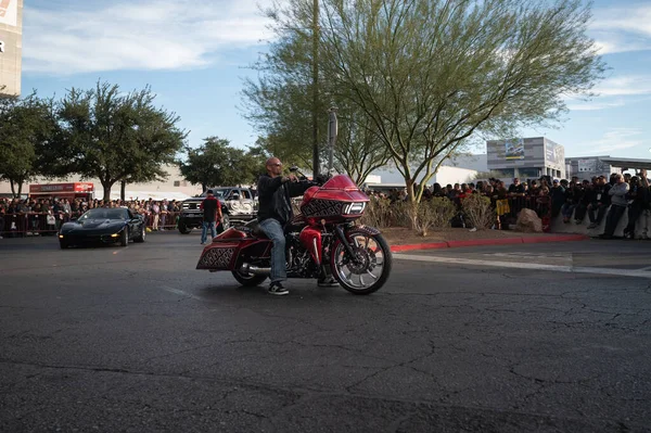 Лас Вегас Сша Ноября 2022 Индивидуальный Мотоцикл Время Круиза Sema — стоковое фото