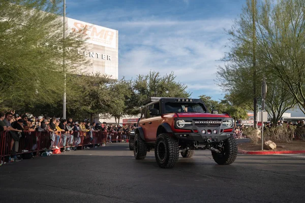 stock image Las Vegas - USA - November 4, 2022: Ford Bronco during SEMA Show Cruise.