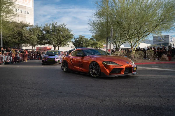 Las Vegas Verenigde Staten November 2022 Toyota Supra Tijdens Sema — Stockfoto