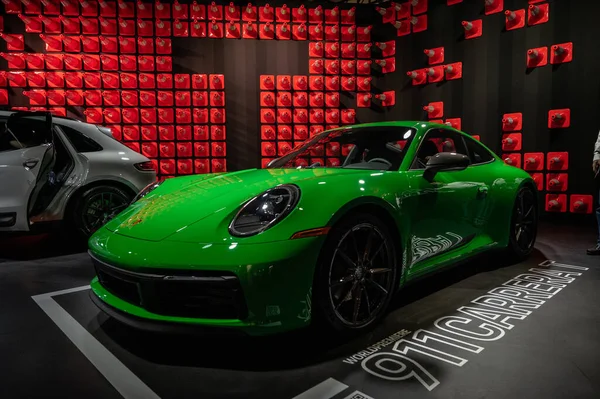 Los Angeles Eua Novembro 2022 Porsche 911 Carrera Durante Auto — Fotografia de Stock