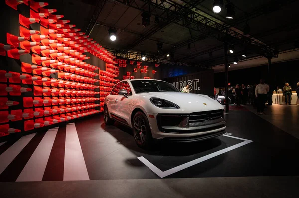 Los Angeles Usa November 2022 Porsche Cayenne Tijdens Auto Show — Stockfoto