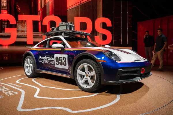 Los Angeles Usa Listopada 2022 Porsche 911 Dakar Podczas Auto — Zdjęcie stockowe