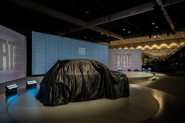 Los Angeles Usa November 2022 Upptäckt Fiat 500 Auto Show — Stockfoto