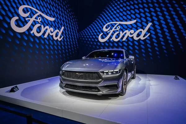 Los Angeles Usa November 2022 2023 Ford Mustang Tijdens Auto — Stockfoto