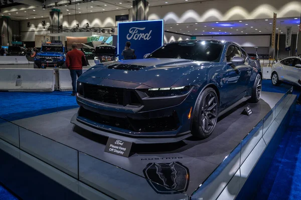 Los Angeles Usa Listopadu 2022 2023 Ford Mustang Generace Během — Stock fotografie