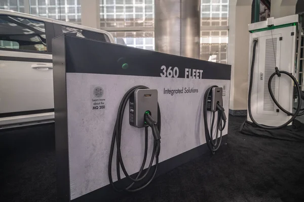 Los Angeles Usa November 2022 Electric Car Charger Station Auto — Stock Photo, Image