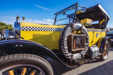 Woodland Hills, USA - February 12, 2023: Ford A Roadster Convertible on display during Supercar Sunday car event.