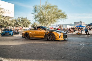 Las Vegas - ABD - 3 Kasım 2023: SEMA Show Cruise sırasında.