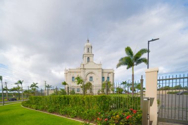 Salvador, Bahia - Brezilya - 30 Eylül 2024: The church of Jesus Christ of Latter-day Saints in Salvador, Bahia, Brezilya.