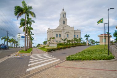 Salvador, Bahia - Brezilya - 30 Eylül 2024: The church of Jesus Christ of Latter-day Saints in Salvador, Bahia, Brezilya.