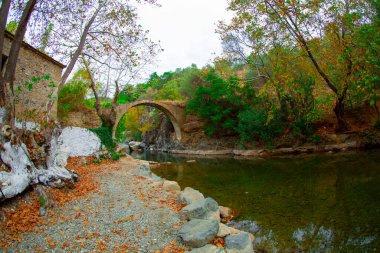 Ida Dağları 'ndaki Ayazma Milli Parkı ve köprünün altından akan nehirler