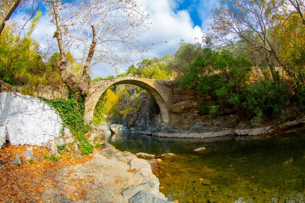 Parque Nacional Ayazma Ida Montañas Arroyos Que Fluyen Bajo Puente — Foto de Stock