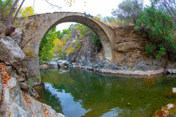 Národní Park Ayazma Pohoří Ida Potoky Tekoucí Pod Mostem — Stock fotografie