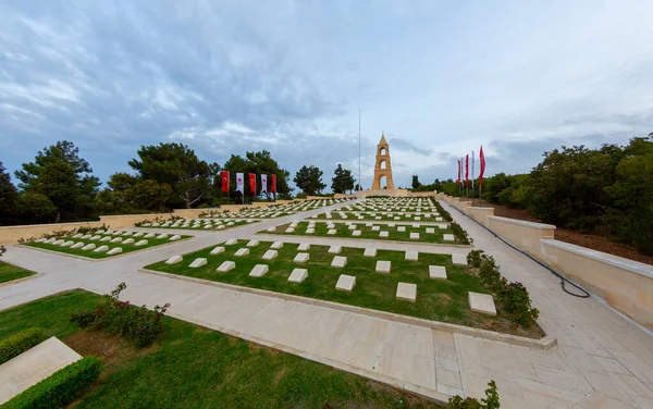 Turco 57O Cemitério Regimento Batalha Gallipoli Canakkale Savasi Canakkale Dardanelles — Fotografia de Stock
