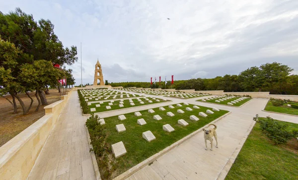 Turkse 57E Regiment Begraafplaats Van Slag Bij Gallipoli Canakkale Savasi — Stockfoto