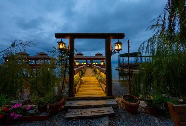 Ist Ein Resort Und Restaurant Ufer Des Iznik Sees — Stockfoto