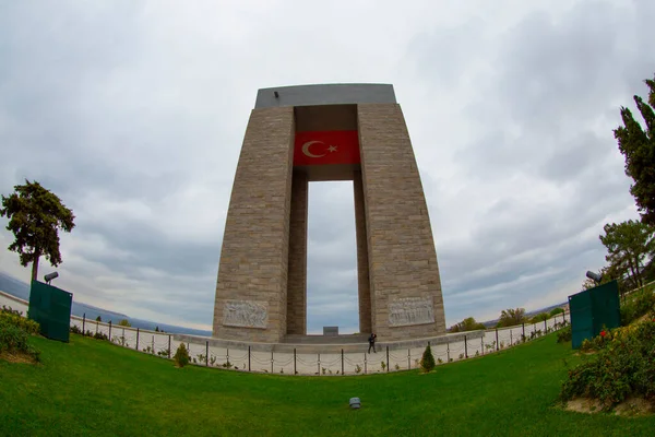 Canakkale Martyrs Memorial Dardanelles Strait — Stockfoto