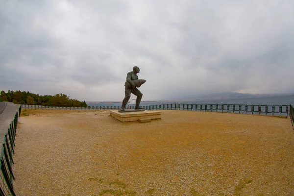 Canakkale Martyrs Memorial Dardanelles Strait — Foto de Stock