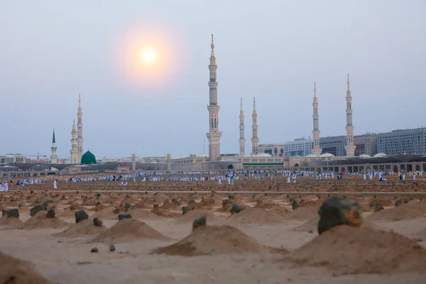 Вид Мечеть Набави Медине Саудовская Аравия — стоковое фото