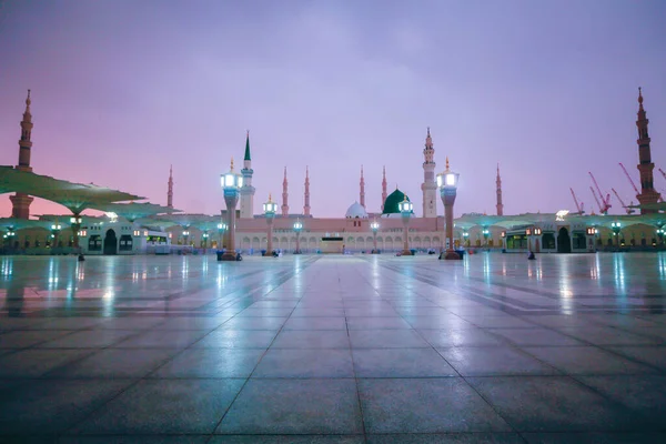 Вид Мечеть Набави Медине Саудовская Аравия — стоковое фото