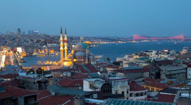 15 Temmuz Şehitler Köprüsü (Boğaz Köprüsü) ve İstanbul manzarası